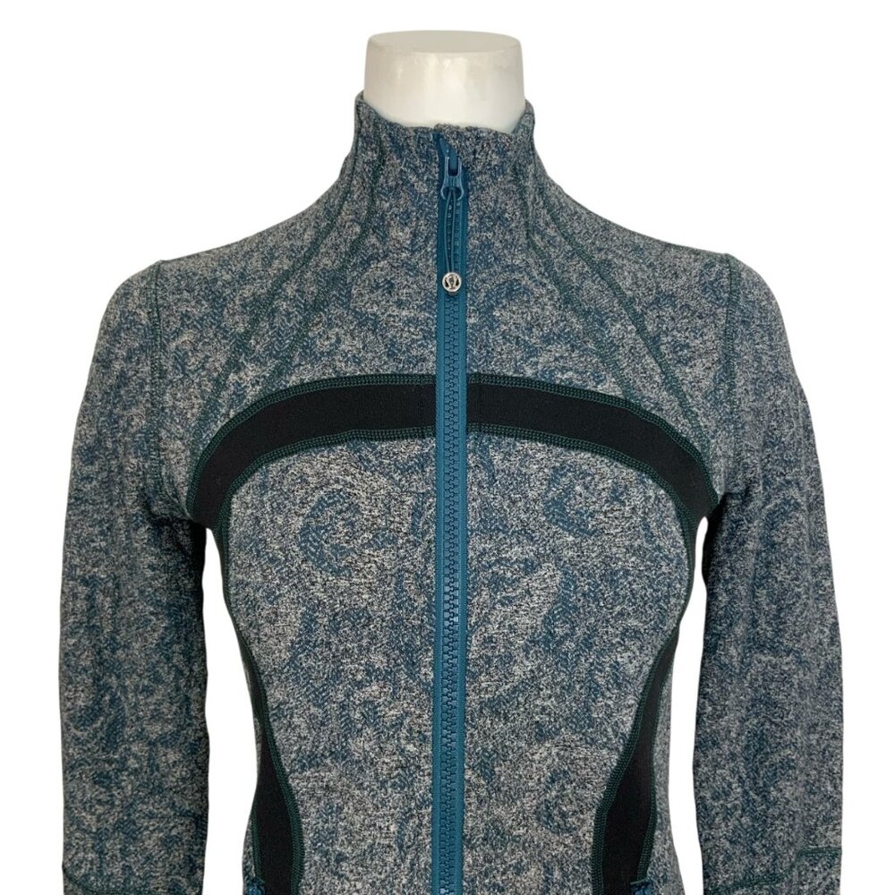 Lululemon Define Jacket Brushed 8 Herringbone Alb… - image 8